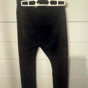 Gymshark Black Leggings Streamlined Athletic Fit